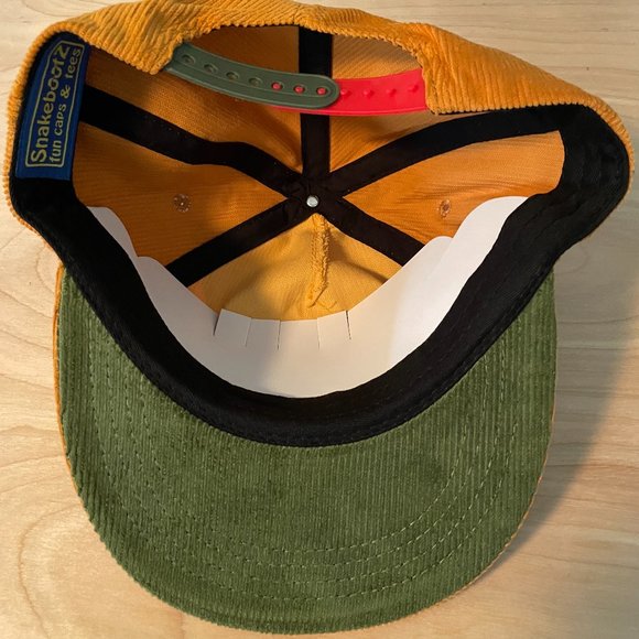 Corduroy Trucker Cap Grateful Dead Hat Deadhead Snapback Northeast Dead Moose - Picture 4 of 5